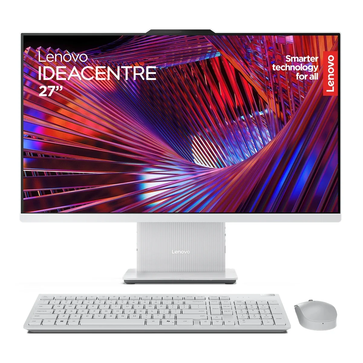 Lenovo IdeaCentre AIO 27ILL11 27-Inch All-in-One PC, Core Ultra 7 256V, 16GB RAM, 512GB SSD, Cloud Grey