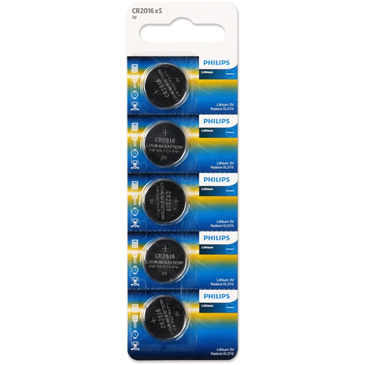 بطاريات زر ليثيوم Philips CR2450 عدد 5