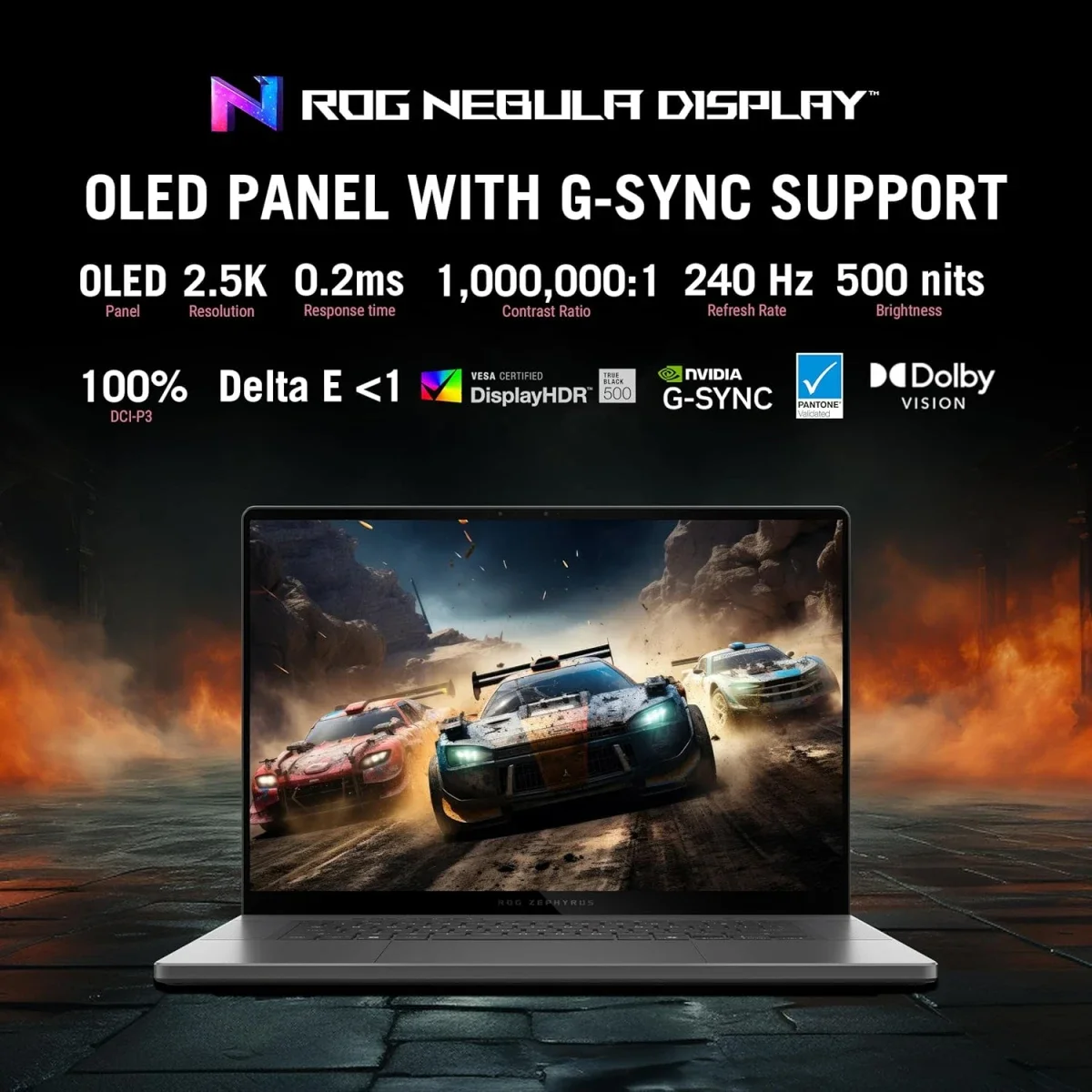 Asus ROG Zephyrus G16 (2025) GU605CX-QR101 16-inch 2.5K 240Hz OLED Gaming Laptop, Intel Core Ultra 9 285H, RTX 5090, 64GB RAM, 1TB SSD, Platinum White - Image 5