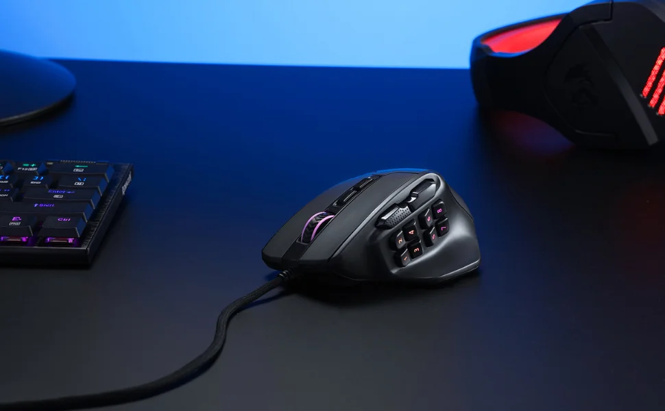 Redragon M811 Aatrox MMO Gaming Mouse, Wired RGB, 15 Programmable Buttons - Thumbnail 17