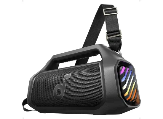 سماعة محمولة Anker Soundcore Boom 2 Plus بتقنية Bluetooth بقدرة 140 واط باللون الأسود - Image 8