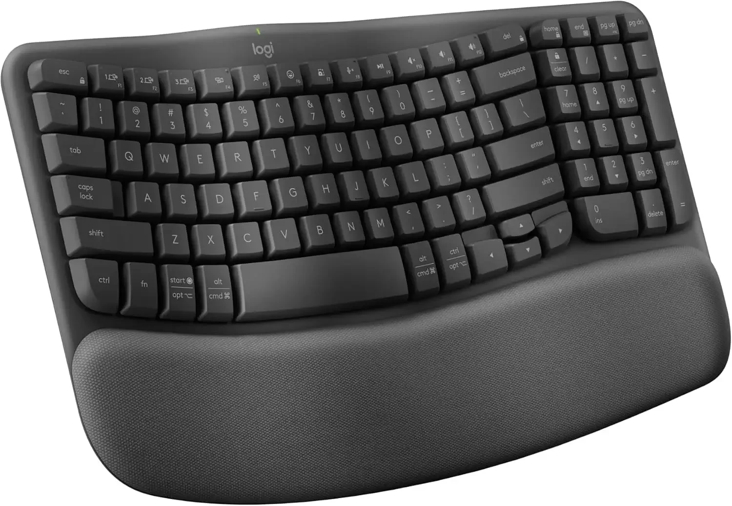 لوحه مفاتيح Logitech Wave Keys لاسلكيه مريحه