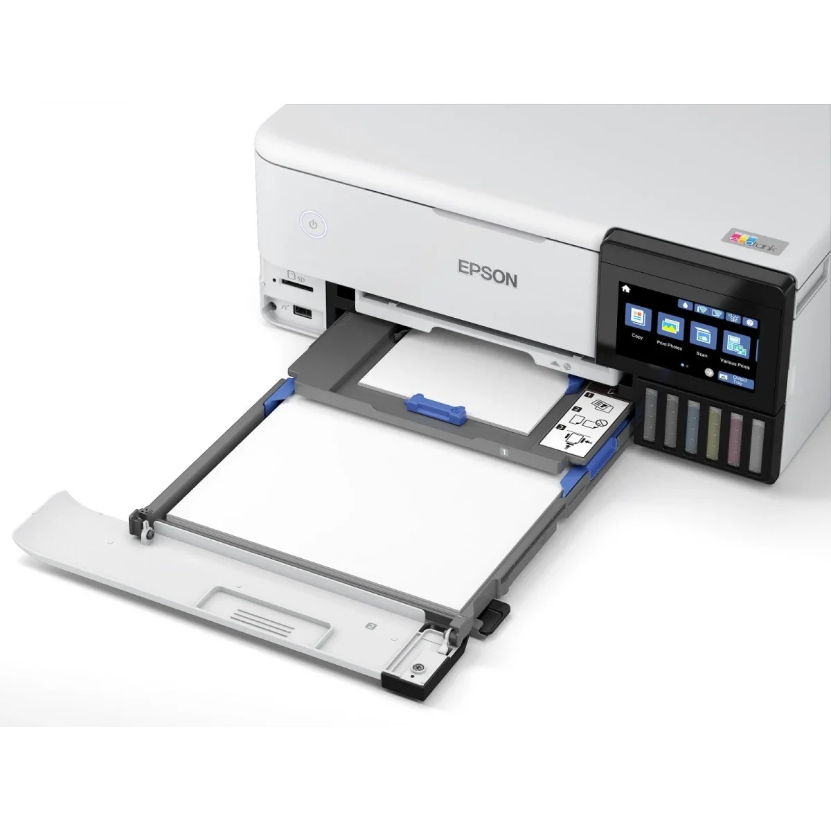 EPSON EcoTank L8160 3-in-1 A4 Photo Inkjet Printer 16 PPM Wi‑Fi White - Image 6