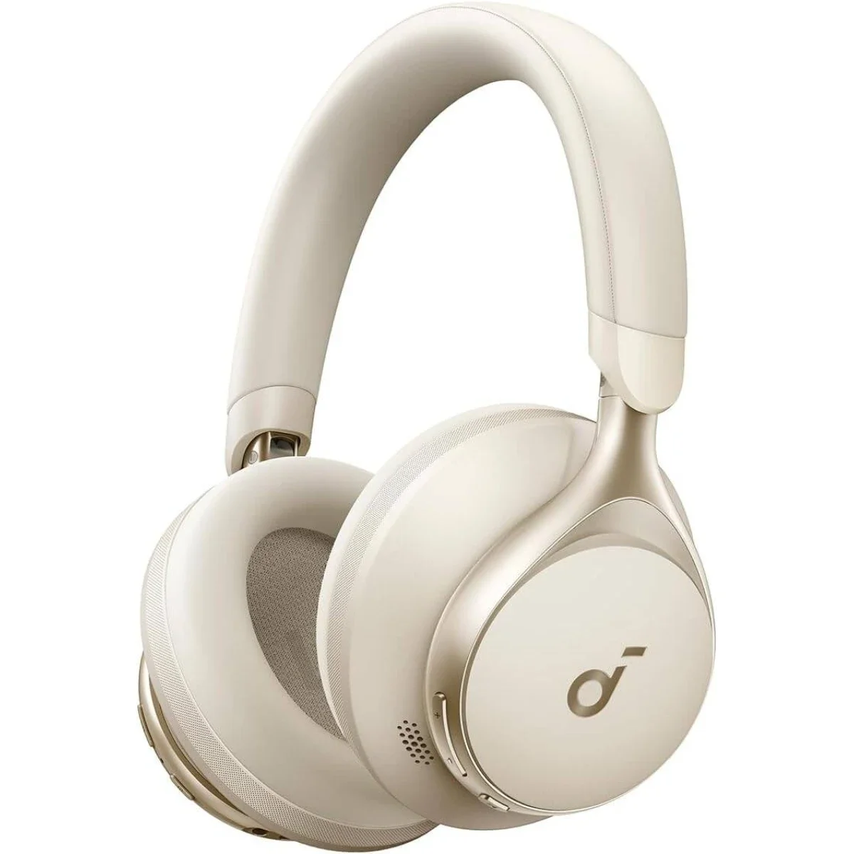 Anker Soundcore Space One ANC Headphones, 2X Voice Reduction, 40H ANC, Bluetooth 5.3, White