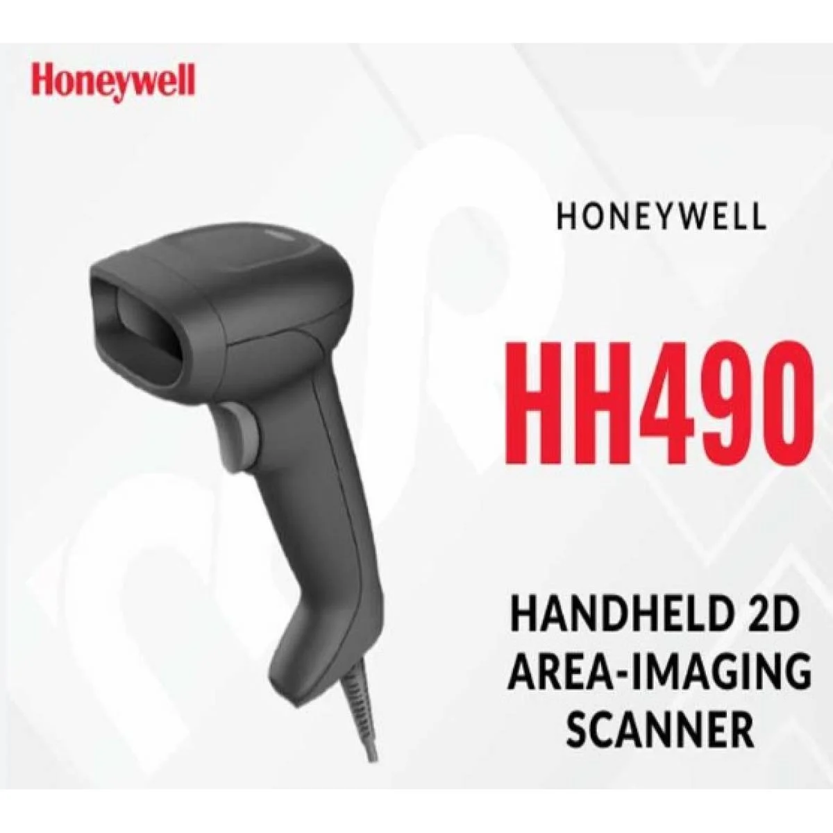 Honeywell HH490 Wired USB 1D/2D Omnidirectional Barcode Scanner Black - Image 2