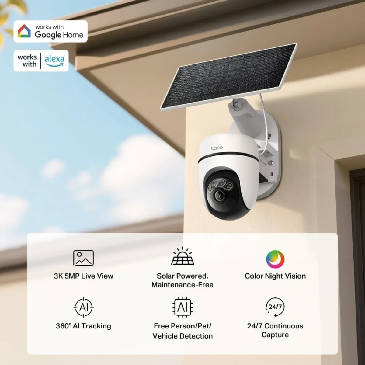TP-LINK Tapo C630 KIT 3K 5MP Solar Outdoor Wireless Security Camera - Image 2