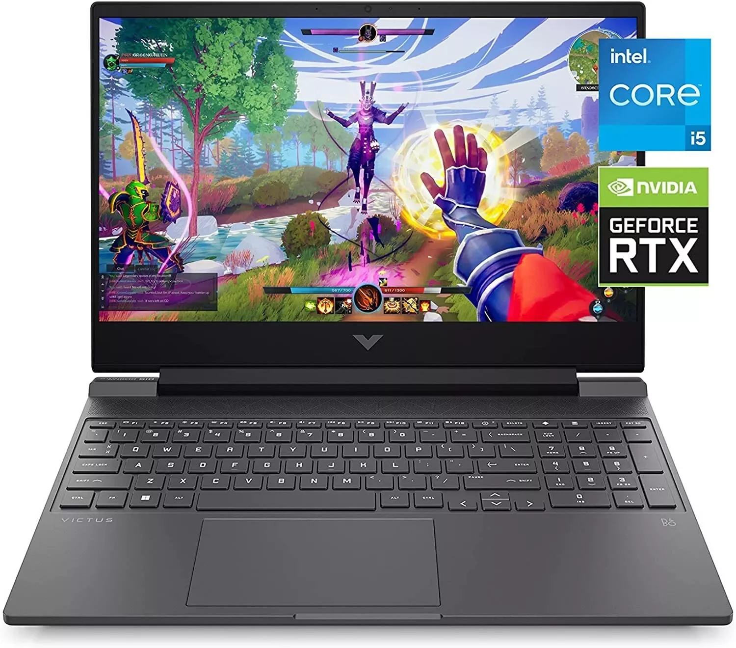HP Victus 15 Gaming Laptop 15.6-inch FHD 144Hz Core i5-13420H RTX 3050 8GB RAM 512GB SSD Gray - Image 1