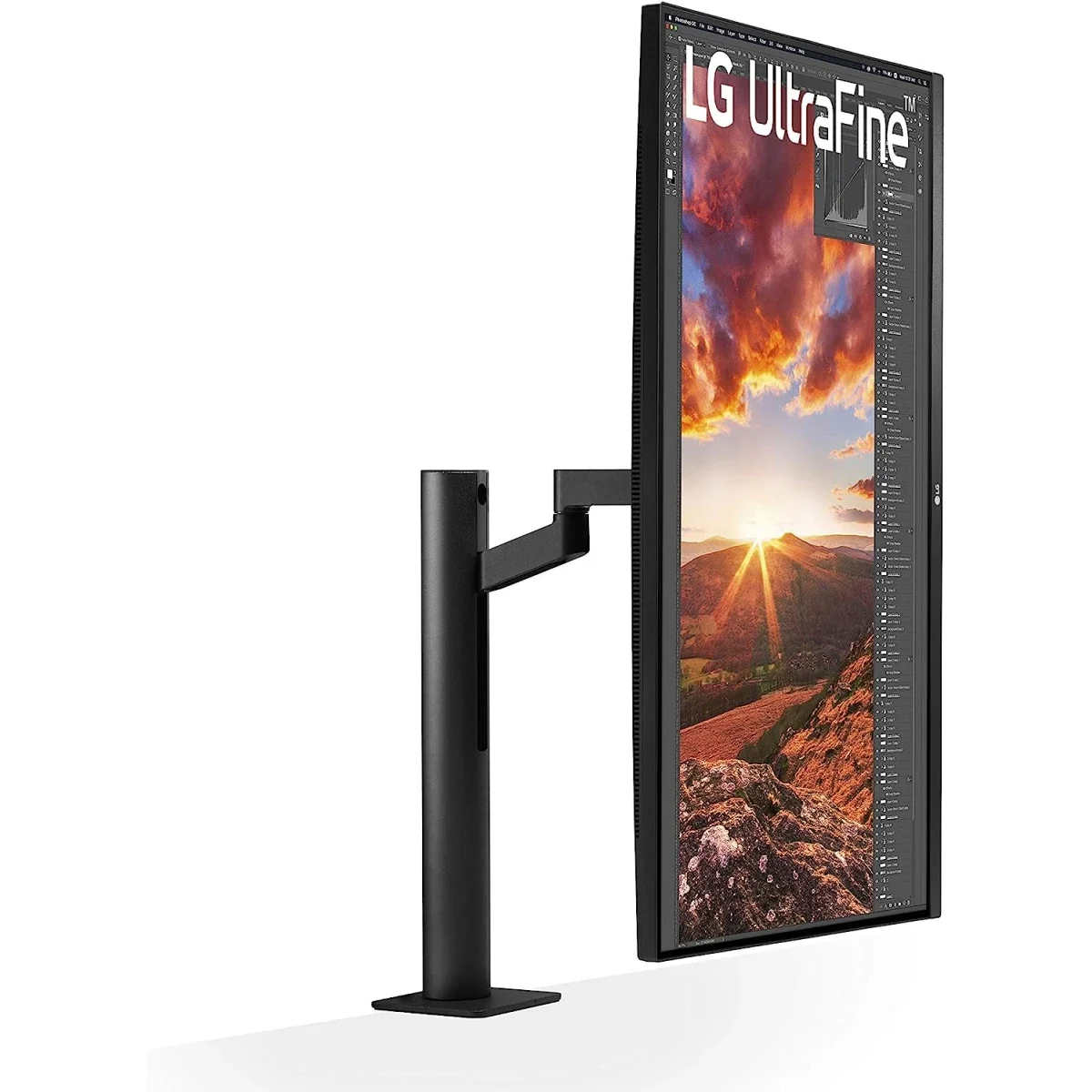 شاشة LG 32UN880-B الترا فاين إرجو 32 إنش بدقة 4K UHD ولوحة IPS مع HDR10 وUSB-C - أسود - Image 2