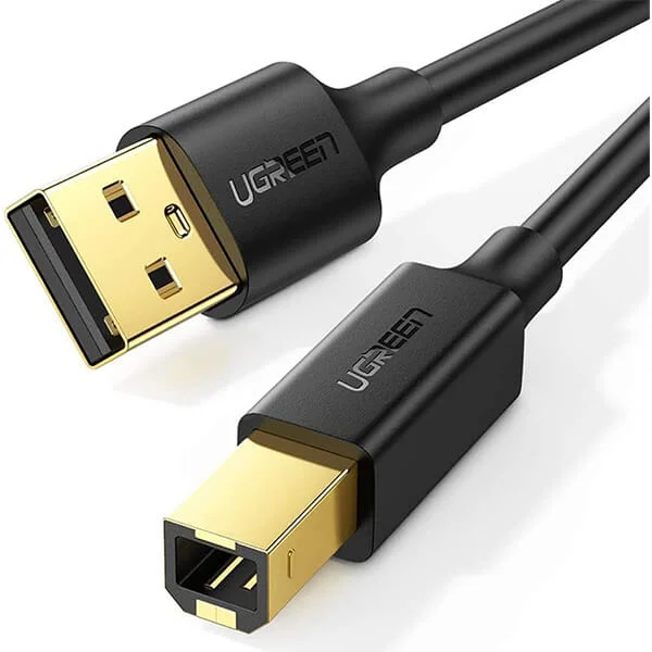 سلك طابعة Ugreen 10352 USB 2.0 من AM إلى BM بطول 5 متر - Thumbnail 3