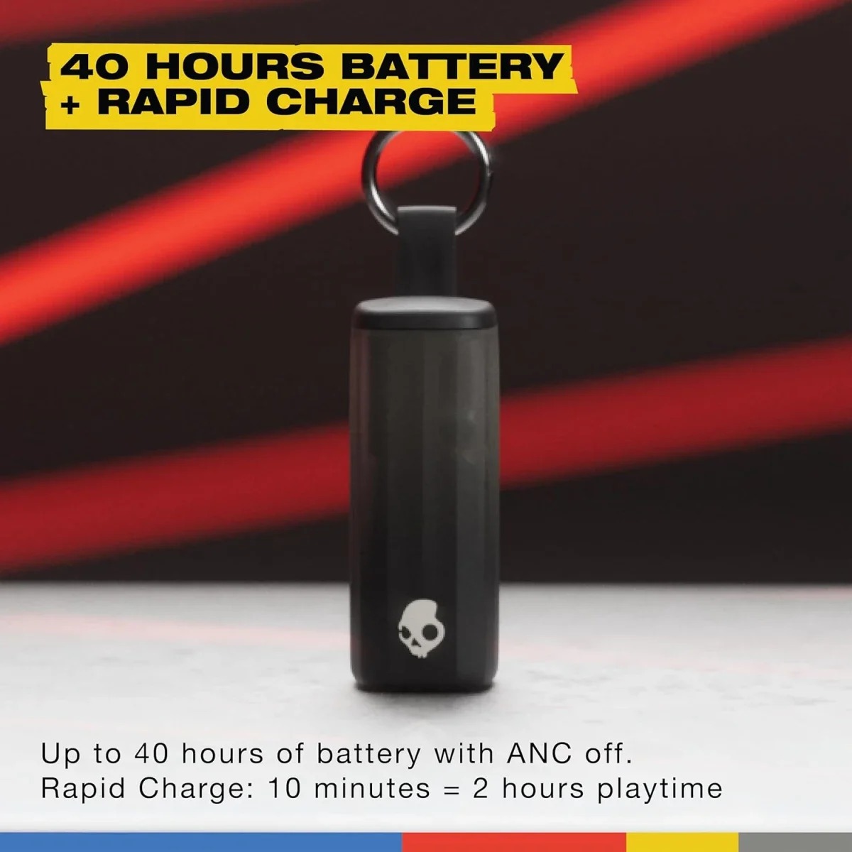 سماعات أذن لاسلكية Skullcandy Method 360 ANC بصوت Bose، أسود حقيقي - Image 7