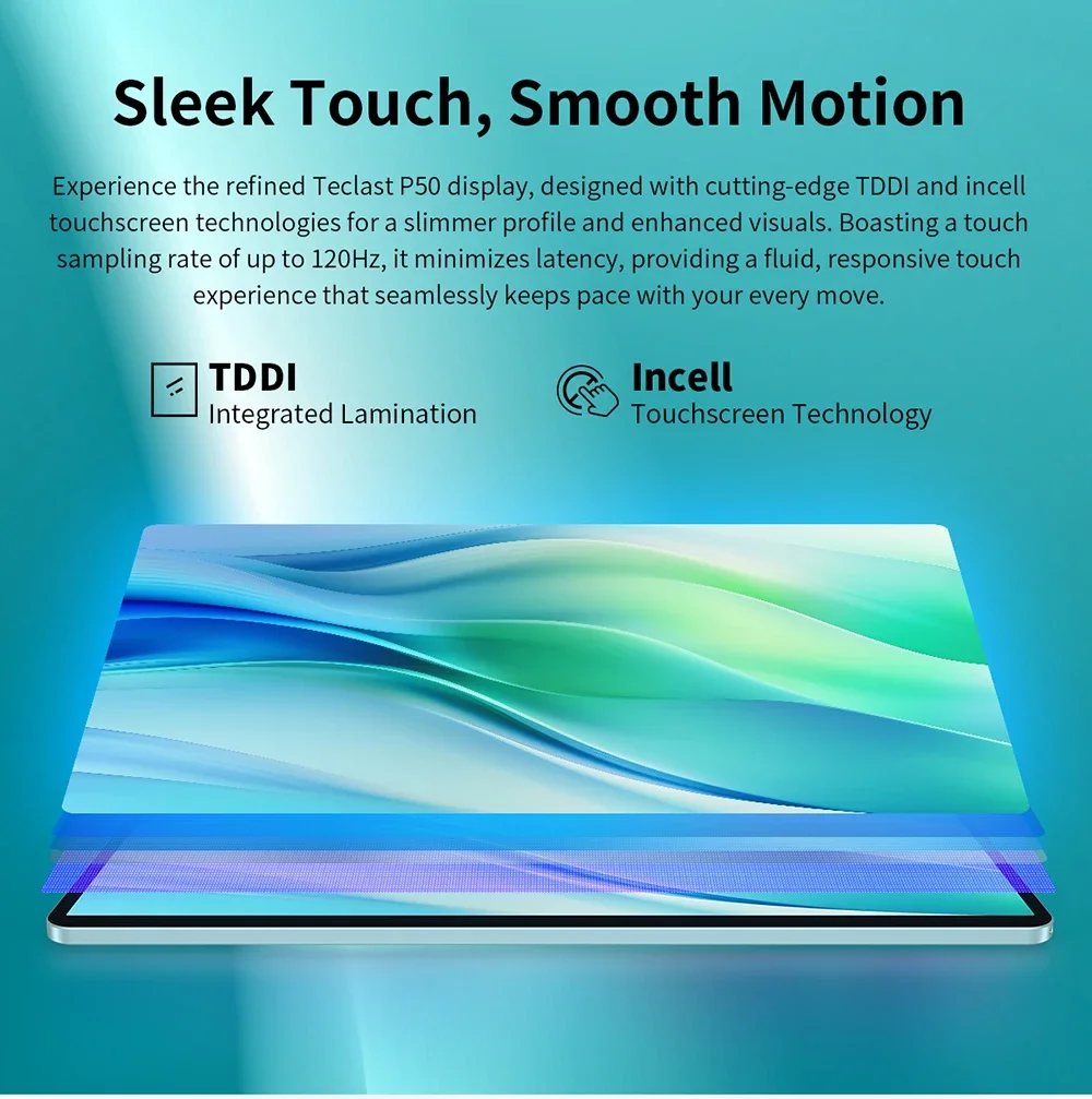 جهاز لوحي TECLAST P50 (2025) 11 إنش IPS بتردد 90Hz وأندرويد 15 وLTE، 8GB رام، 128GB، أزرق - Thumbnail 10
