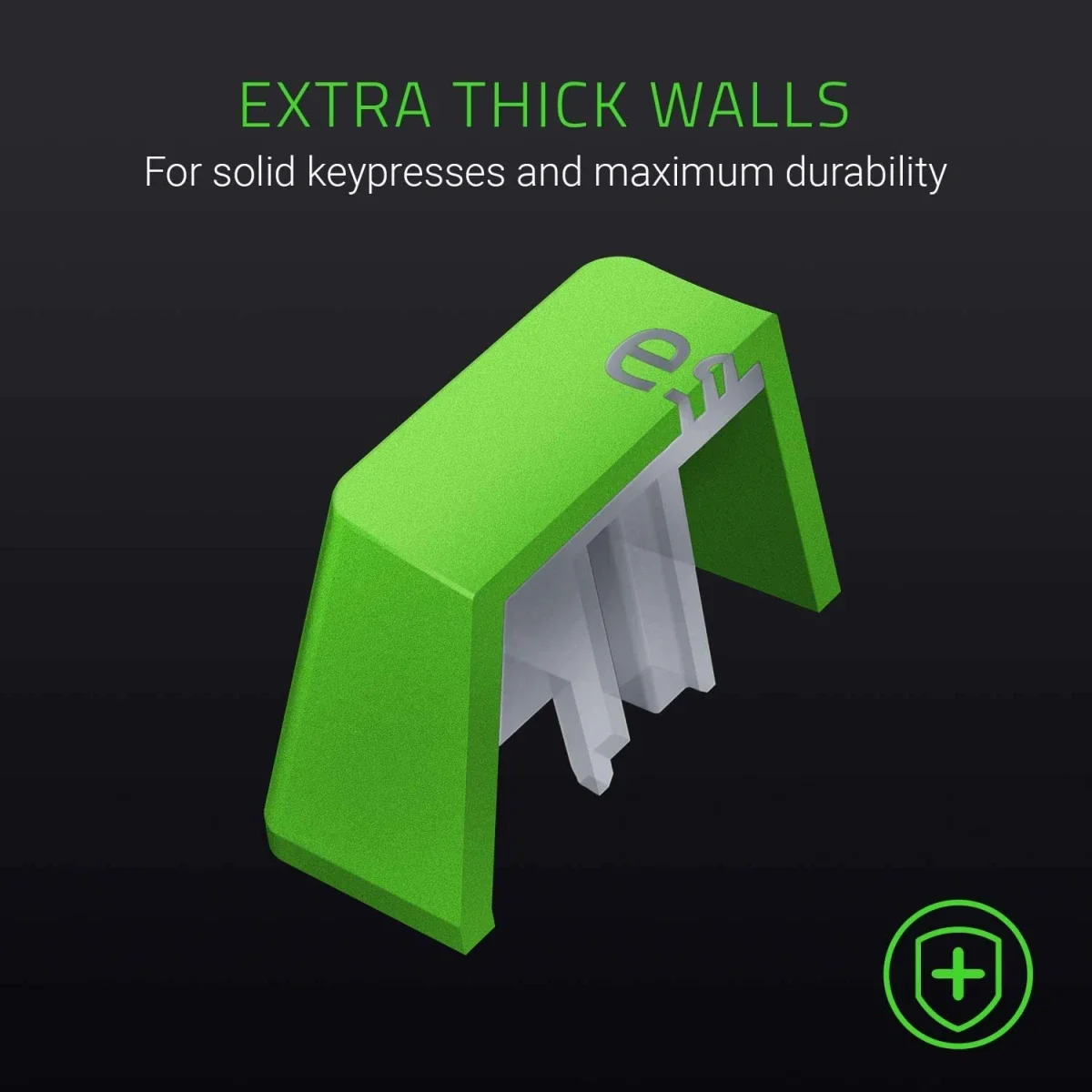 Razer Doubleshot PBT Keycap Upgrade Set for Mechanical & Optical Keyboards - Green - Thumbnail 3