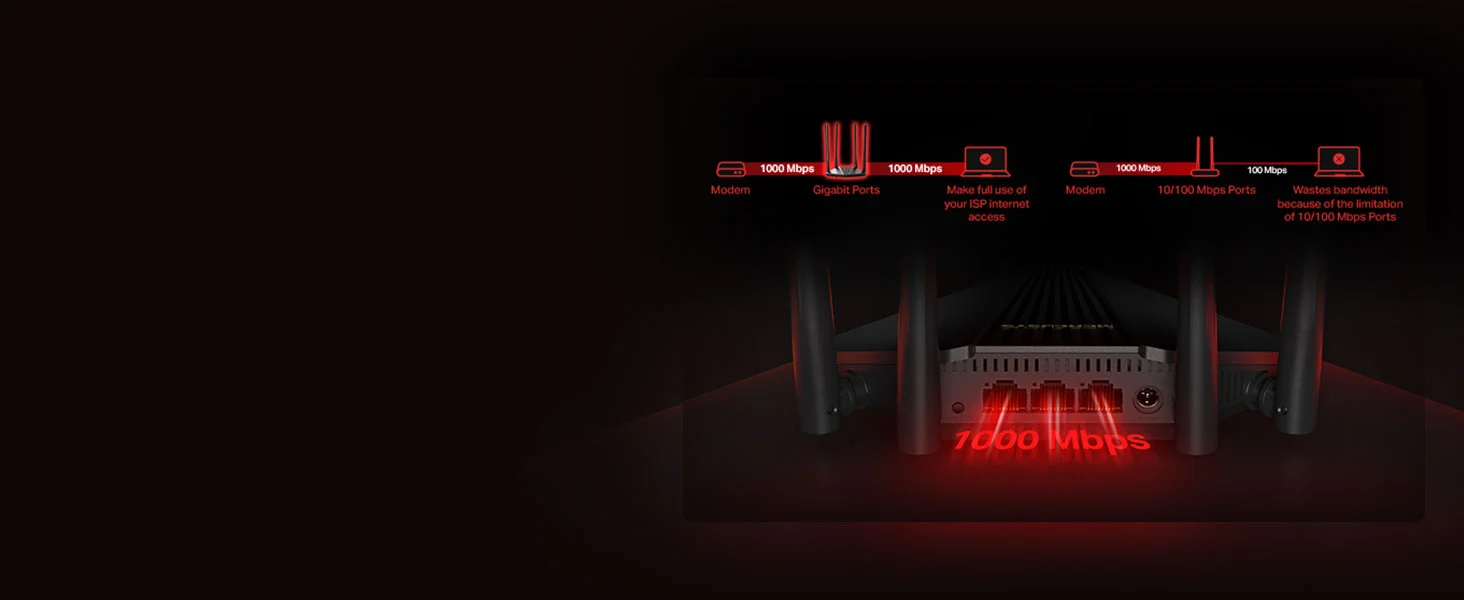 MERCUSYS MR30G AC1200 Dual Band Gigabit Wi-Fi Router - Thumbnail 10