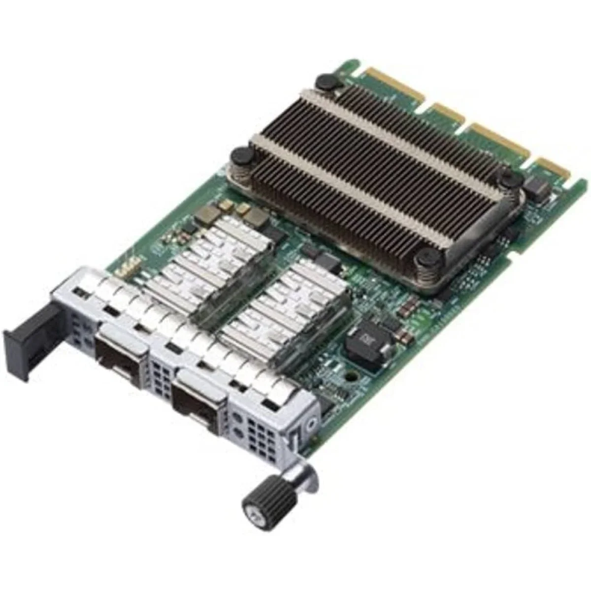 بطاقة شبكة Lenovo ThinkSystem Broadcom 57414 بمنفذي SFP28 بسرعة 10/25GbE وواجهة OCP