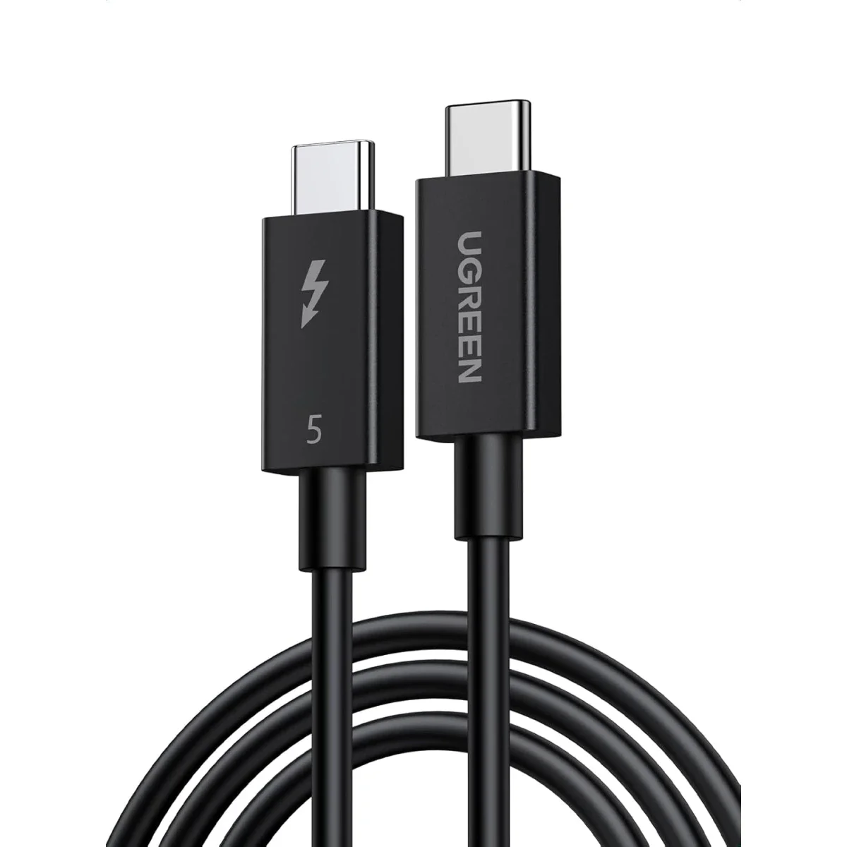 Ugreen Thunderbolt 5 USB-C Cable 240W 80Gbps 1M Black - Image 1