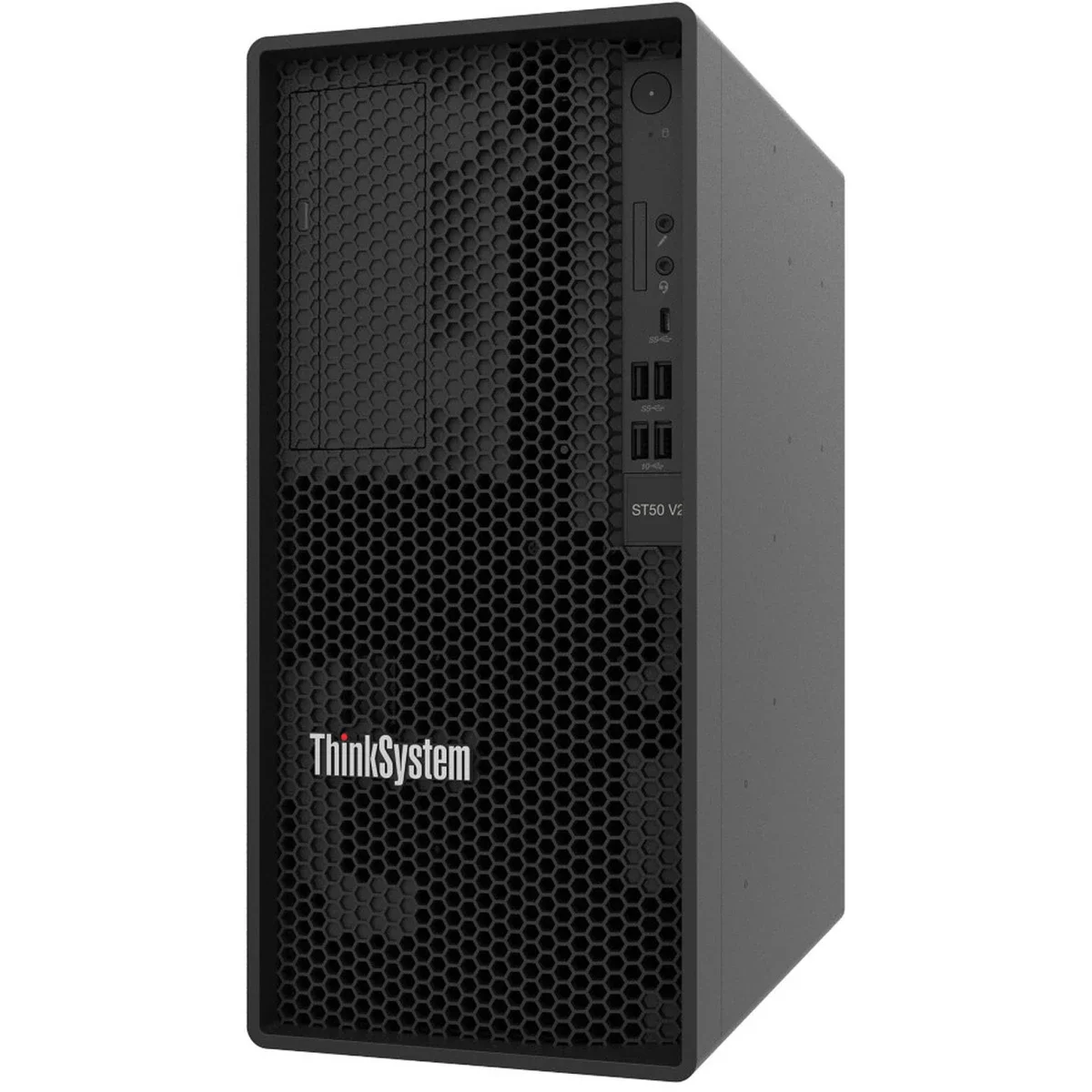 سيرفر برجي Lenovo ThinkSystem ST50 V2 بمعالج Xeon E-2324G وذاكرة 32GB و2x 960GB SSD
