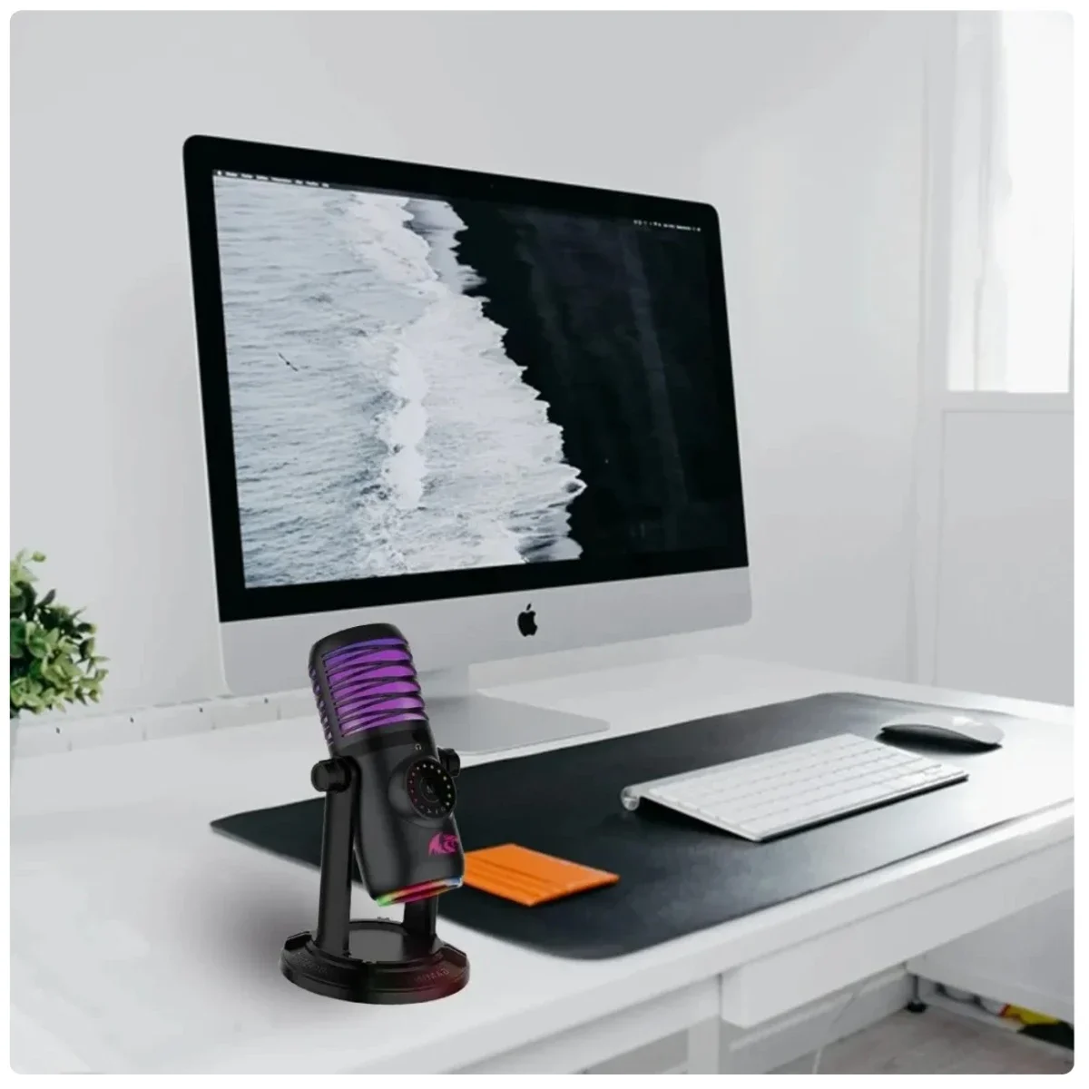 ميكروفون ألعاب Redragon GM306 Stellaris RGB USB - Image 3