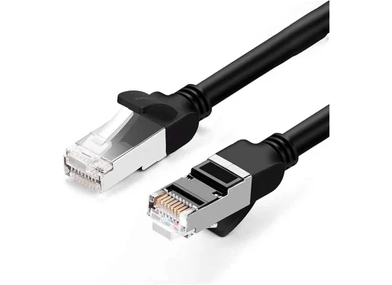 كيبل إيثرنت Ugreen Cat6 UTP دائري من النحاس النقي 1 متر أسود - Image 5