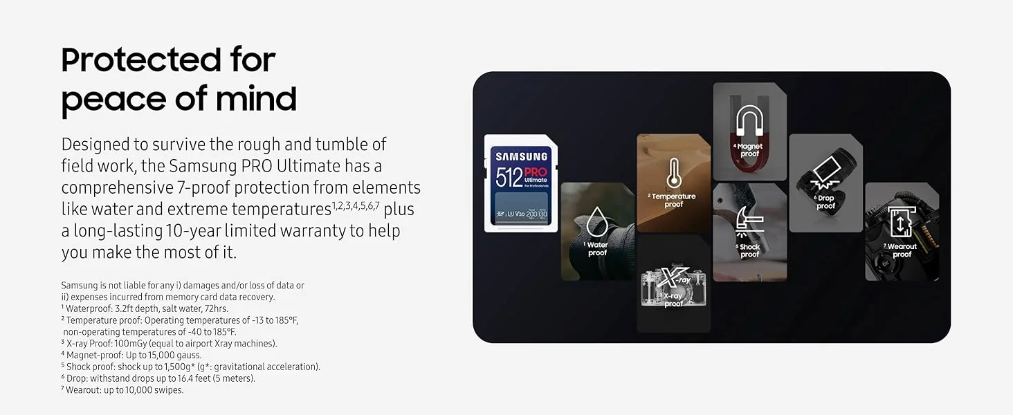 كرت ذاكرة Samsung PRO Ultimate SDXC سعة 256GB بسرعة تصل إلى 200 MB/s - Thumbnail 11