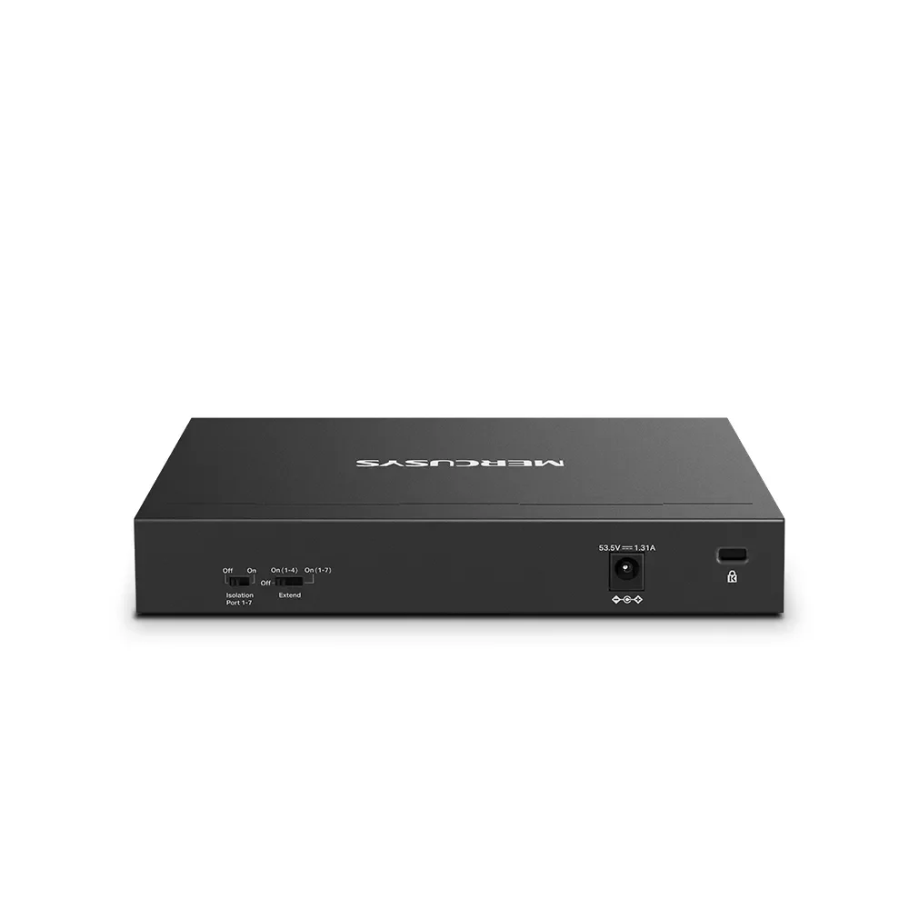 سويتش MERCUSYS MS108GP مكتبي جيجابت 8 منافذ مع 7 منافذ PoE+ - Thumbnail 7