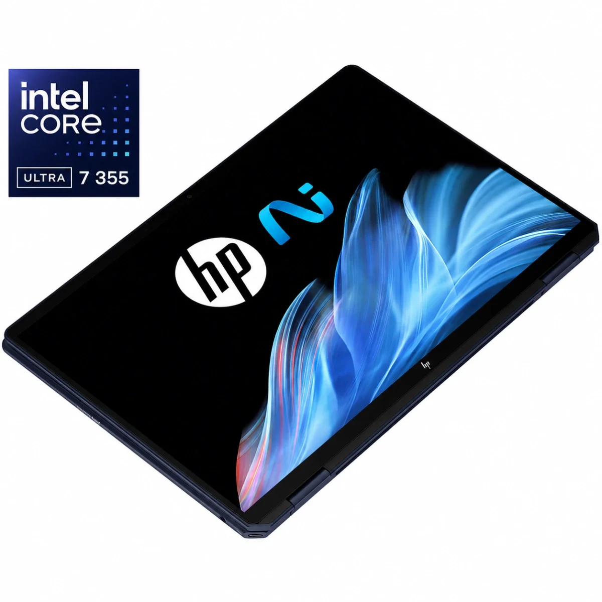 HP OmniBook X Flip 14-kp0023dx 14-Inch 2K Touch Laptop, Core Ultra 7 355, 24GB RAM, 512GB SSD, Atmospheric Blue