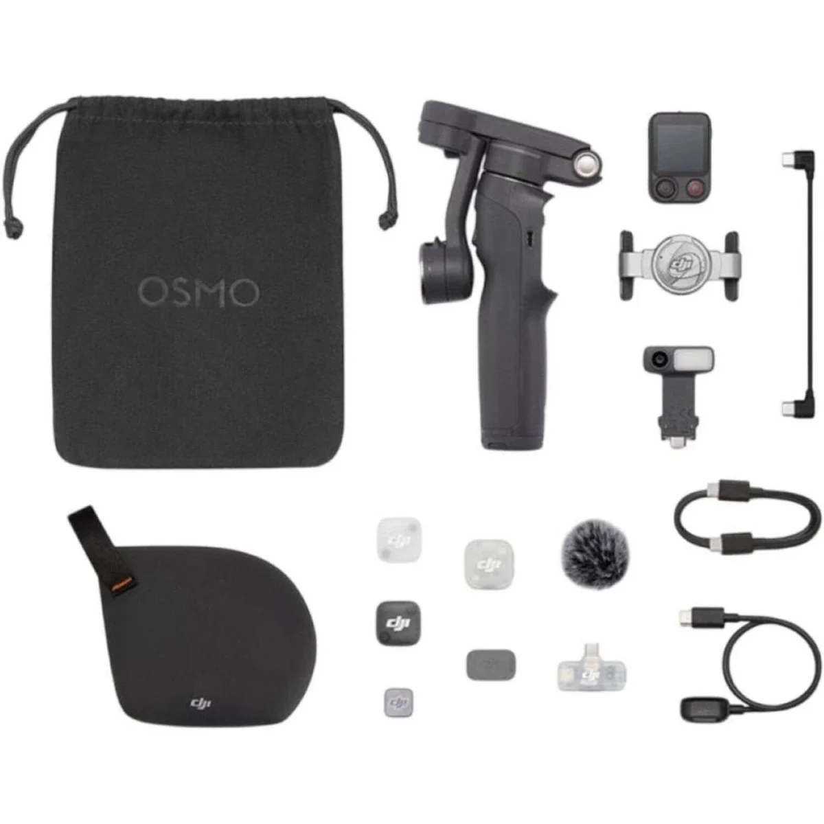مثبت هاتف ذكي DJI Osmo Mobile 8P Creator Combo ثلاثي المحاور مع Mic Mini 2 - Thumbnail 2