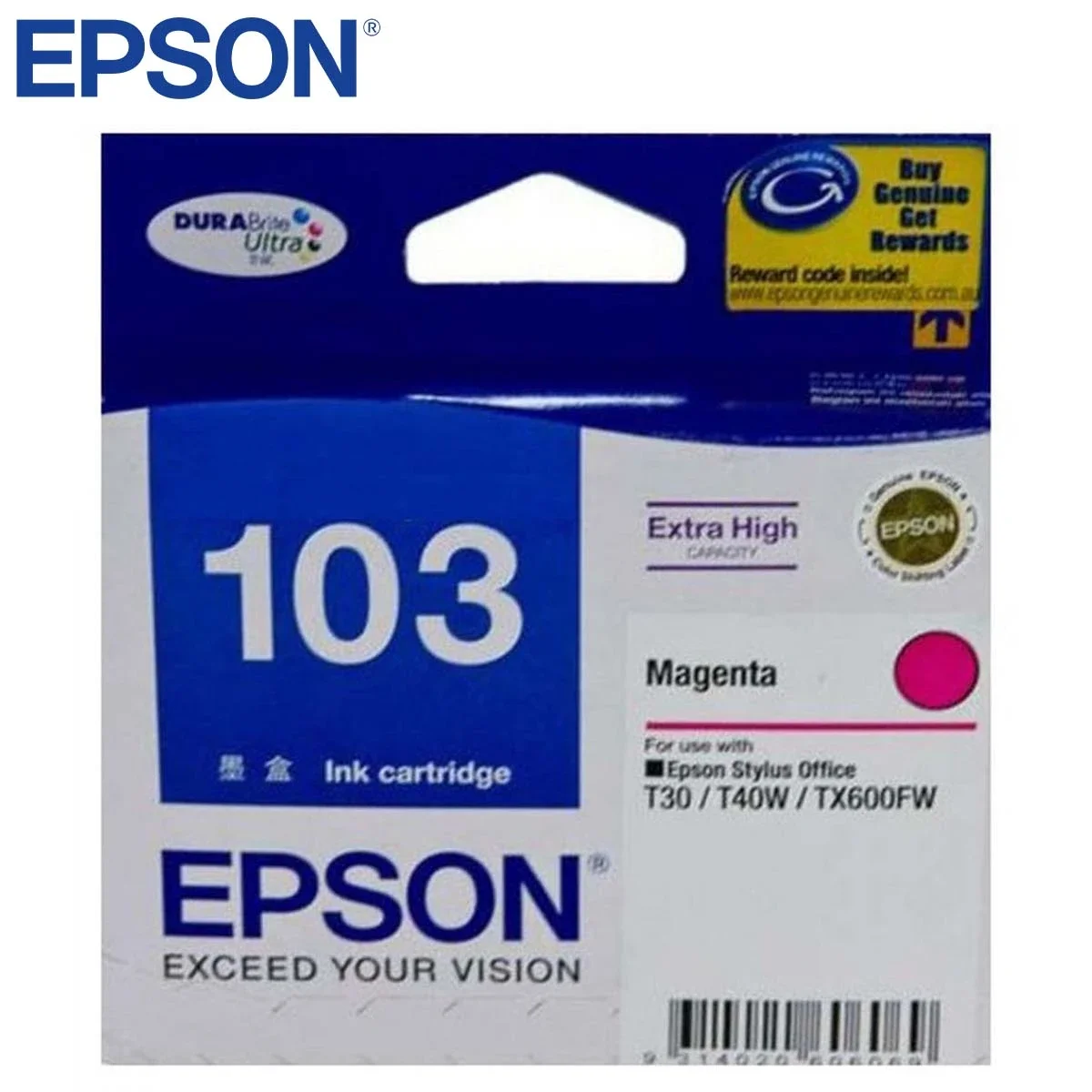 خرطوشة حبر EPSON T1033 أصلية أرجوانية