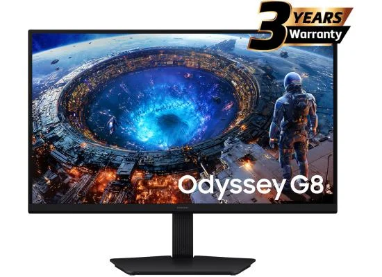 شاشة ألعاب Samsung Odyssey G8 (2026) HG806 مقاس 27 إنش Fast IPS مزدوجة الوضع، 5K 180Hz / QHD 360Hz، 1ms - Thumbnail 5