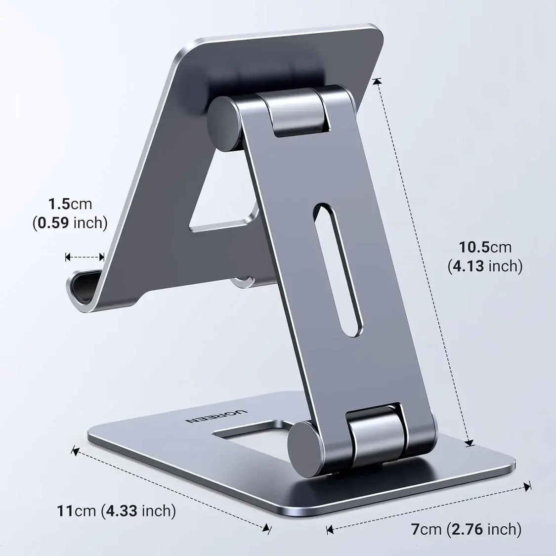 Ugreen 15608 Folding Phone Stand Aluminum Alloy - Image 3