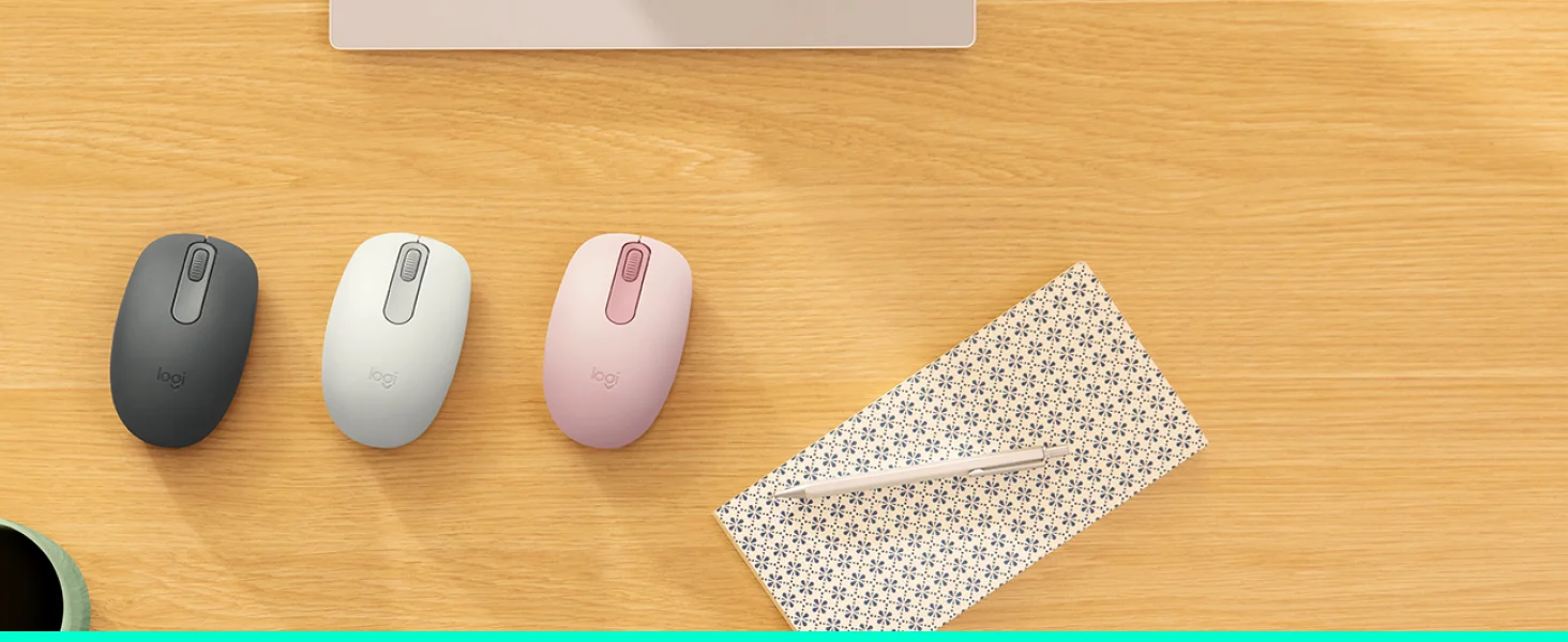 ماوس Logitech M196 لاسلكي بتقنية Bluetooth صغير الحجم - أوف وايت - Thumbnail 12