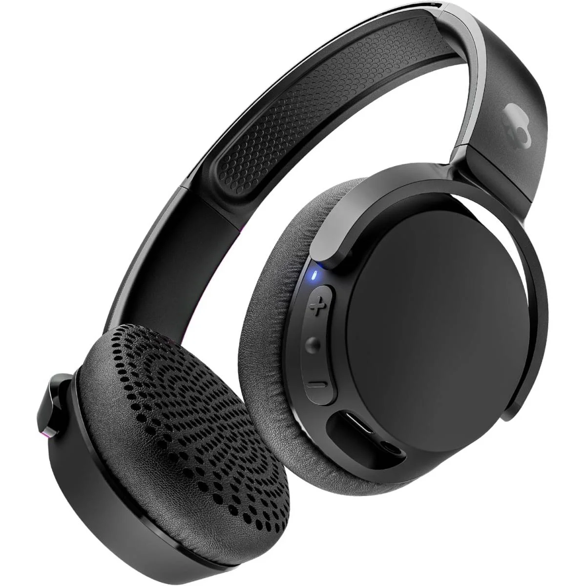 Skullcandy Riff Wireless 2 On-Ear Headphones with Mic, 34-Hour Battery, Black