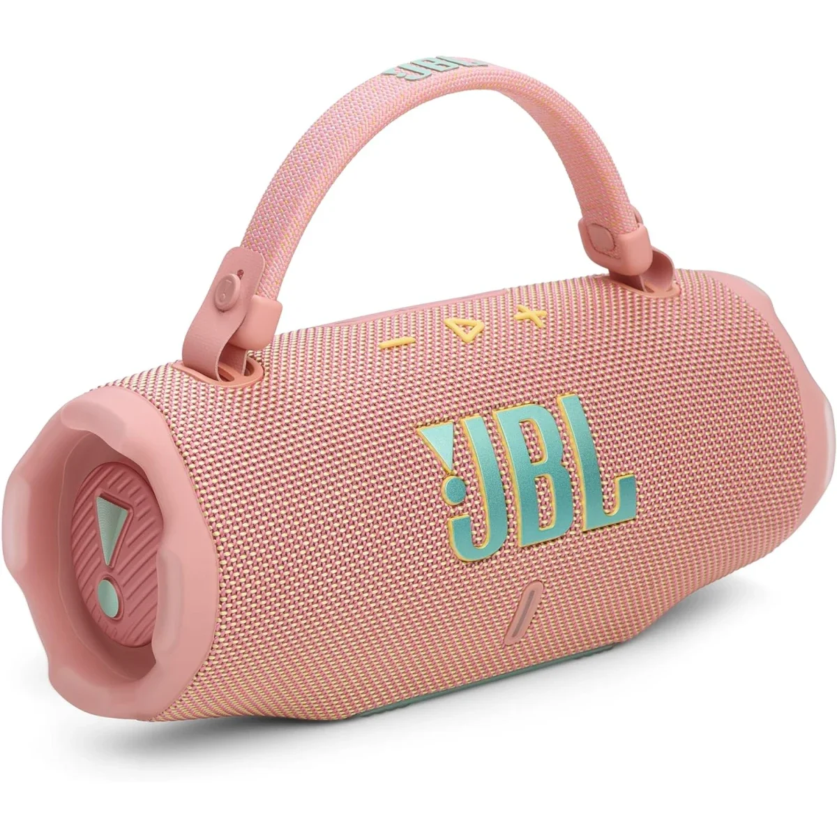 سماعة JBL Charge 6 بلوتوث محمولة مقاومة للماء مع AI Sound Boost ووقت تشغيل 28 ساعة - وردي - Thumbnail 6