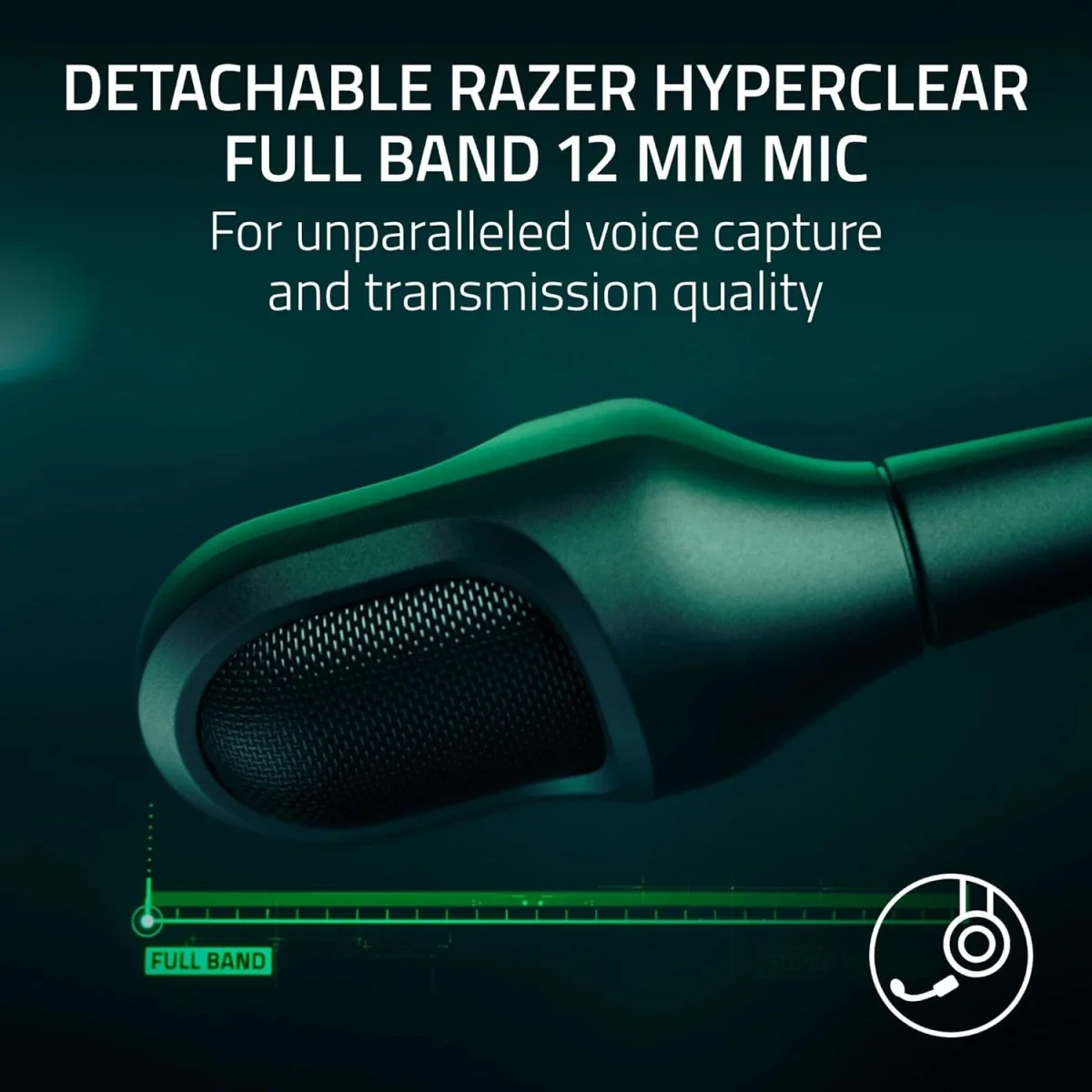 سماعة ألعاب Razer BlackShark V3 Pro لاسلكية مع ANC لجهاز PS5، مشغلات 50 مم، أسود - Image 4
