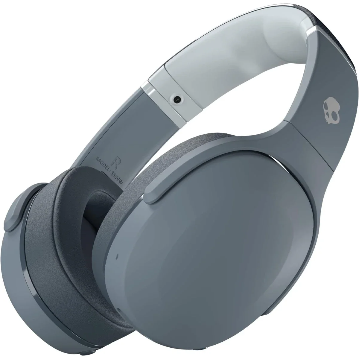 Skullcandy Crusher Evo Wireless Bluetooth Over-Ear Headphones with Sensory Bass, 40-Hour Battery - Chill Grey