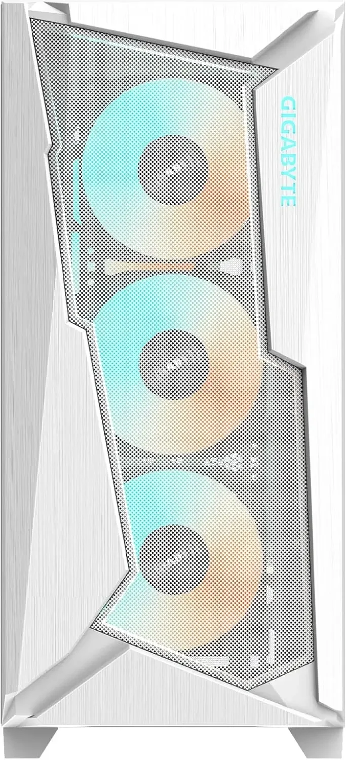 صندوق كمبيوتر GIGABYTE C301GW V2 زجاجي Mid-Tower للألعاب بإضاءة ARGB - Image 2