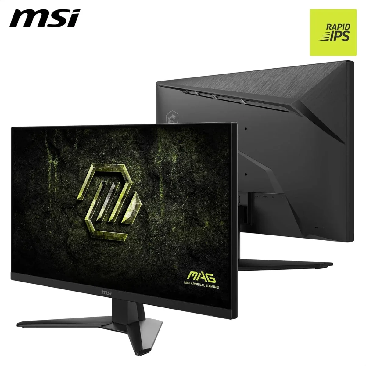 شاشة ألعاب MSI MAG 272F X24 مقاس 27 إنش FHD Rapid IPS بتردد 240 هرتز وزمن استجابة 0.5 مللي ثانية، أسود - Thumbnail 2