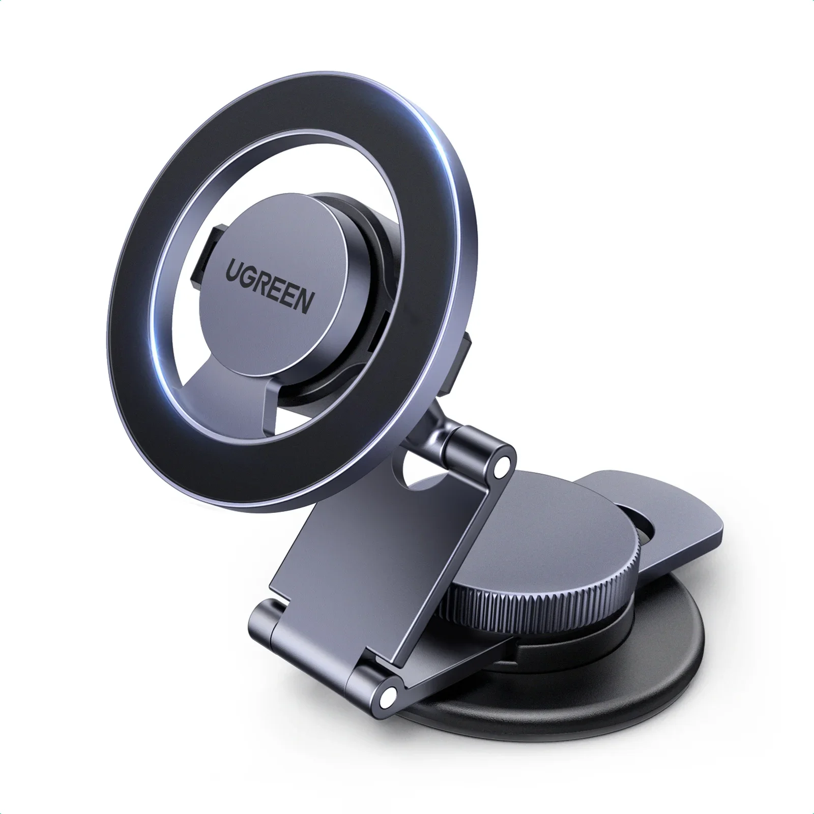 Ugreen 45577 Magnetic Car Phone Holder, 360° Rotation, Retractable Metal Arm