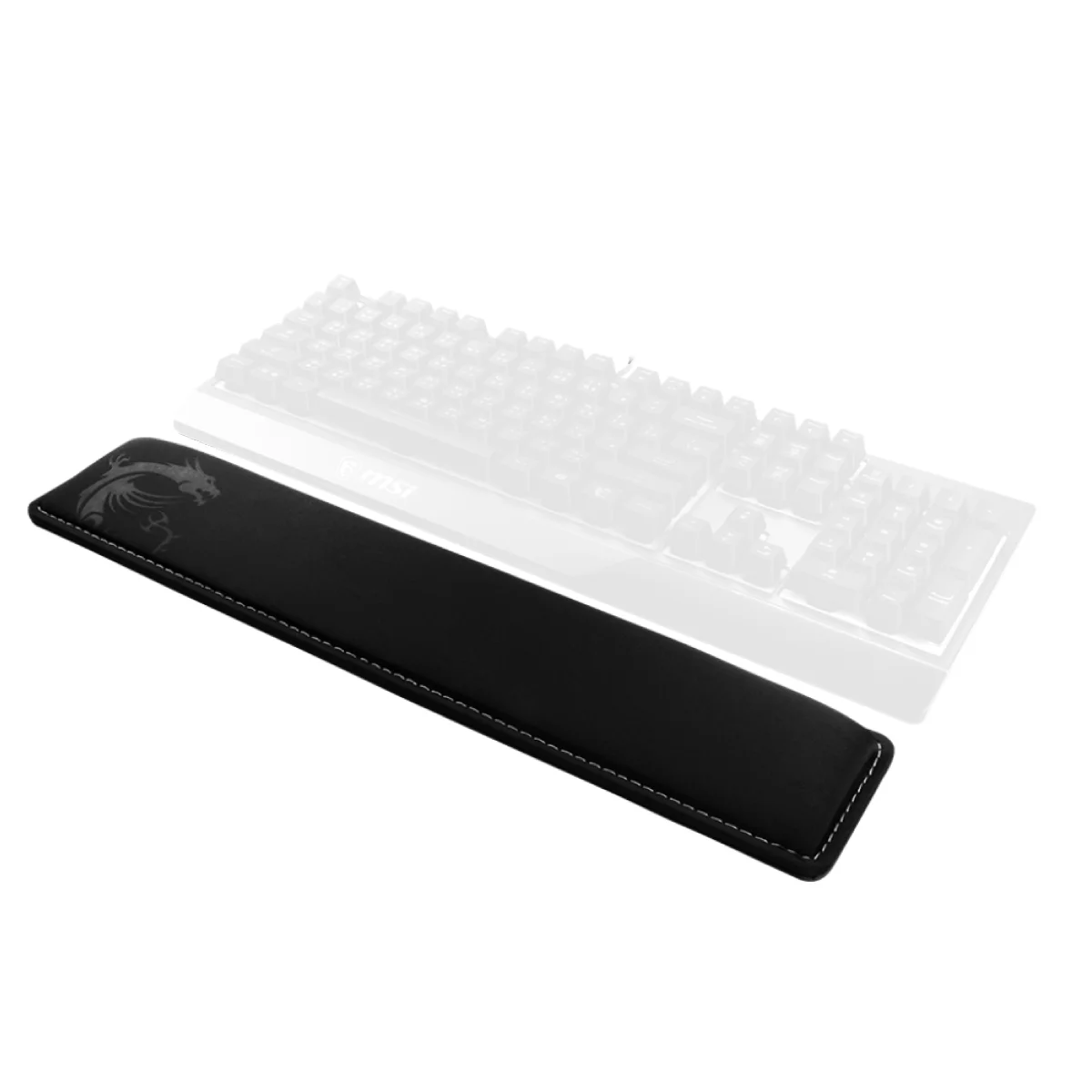 مسند معصم للكيبورد MSI WR01 VIGOR مع جل تبريد وفوم ميموري، 432 × 86 × 25 مم - Image 6