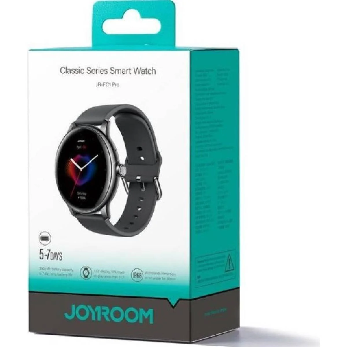 JOYROOM JR-FC1 Pro Smartwatch with Bluetooth Calling, Black - Thumbnail 5