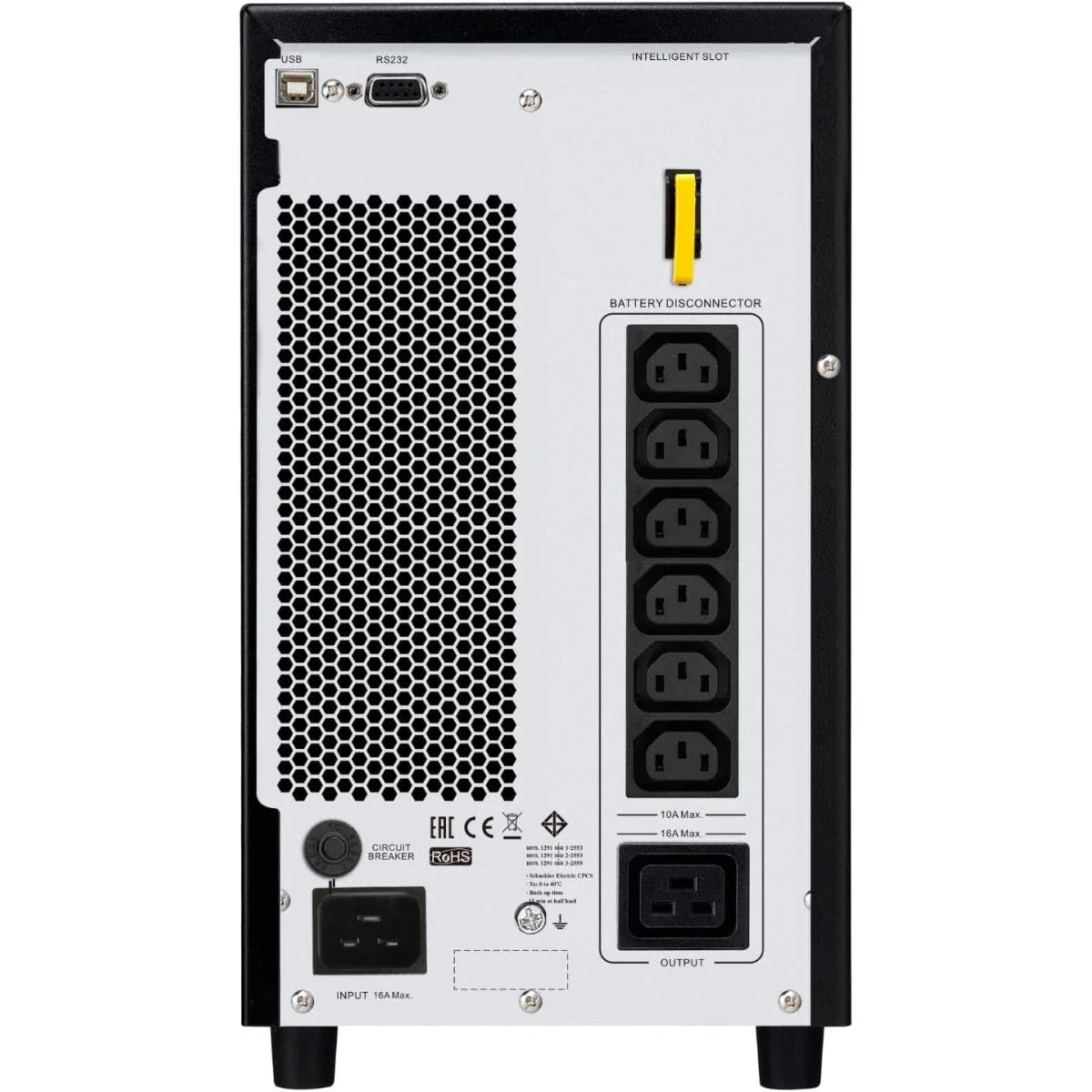 مزود طاقة غير منقطع APC SRVS3KI Easy UPS أونلاين 3 كيلوفولت أمبير 2400 واط بشاشة LCD - Thumbnail 2
