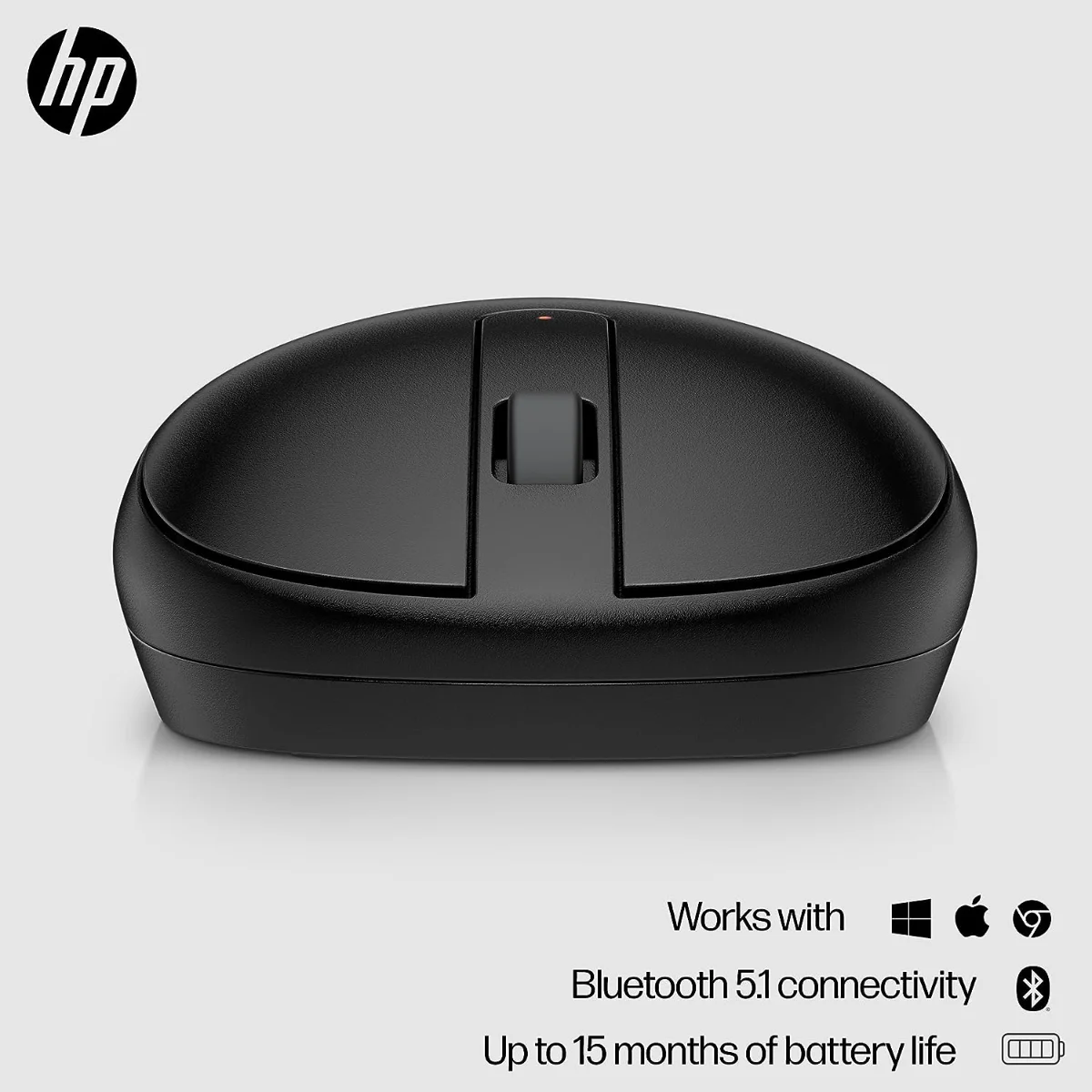 HP 240 Bluetooth Mouse with Bluetooth 5.1 Wireless Connectivity, 1600 DPI - Thumbnail 4