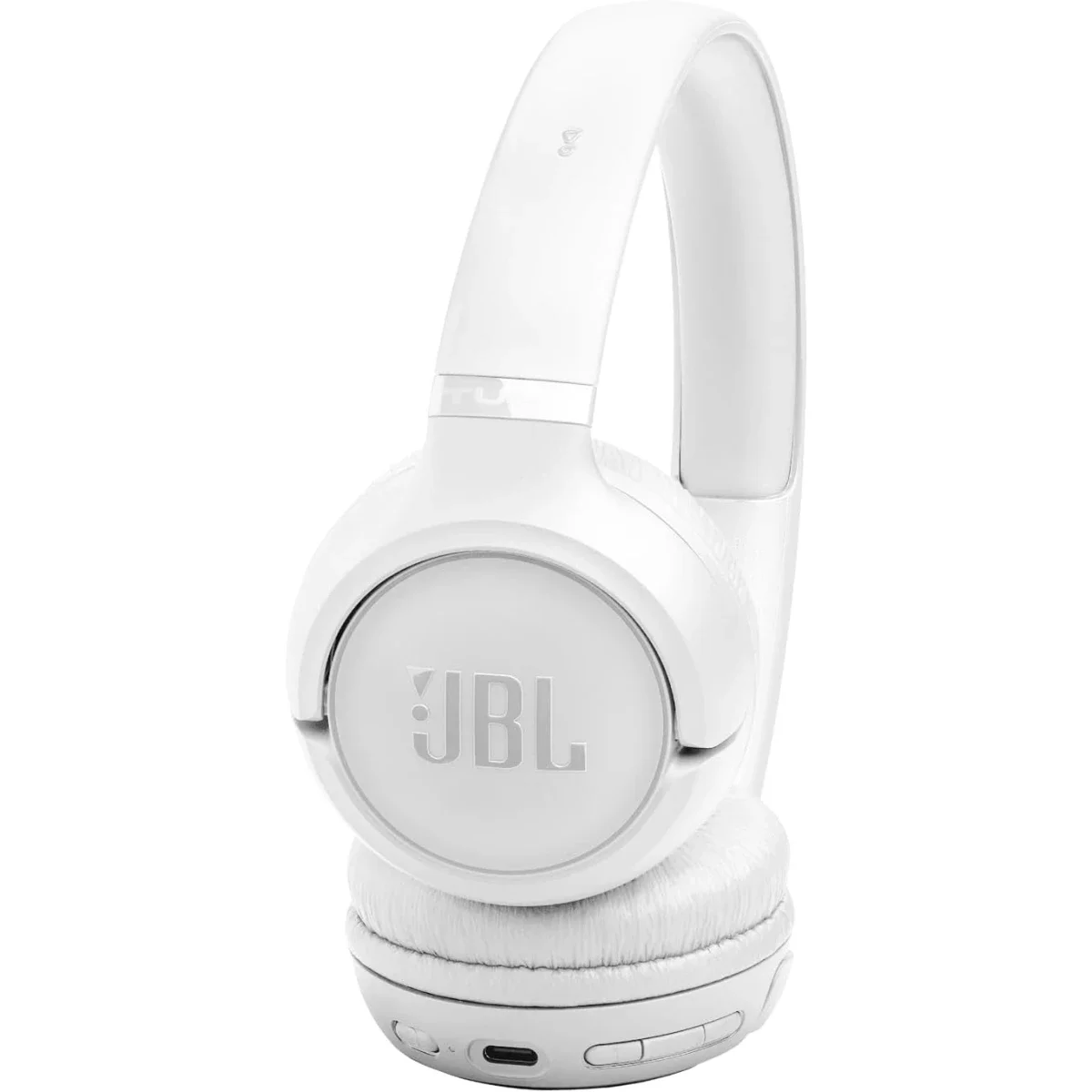 JBL Tune 530 BT Wireless On-Ear Headphones, Bluetooth 6.0, 76-Hour Battery, White - Image 4