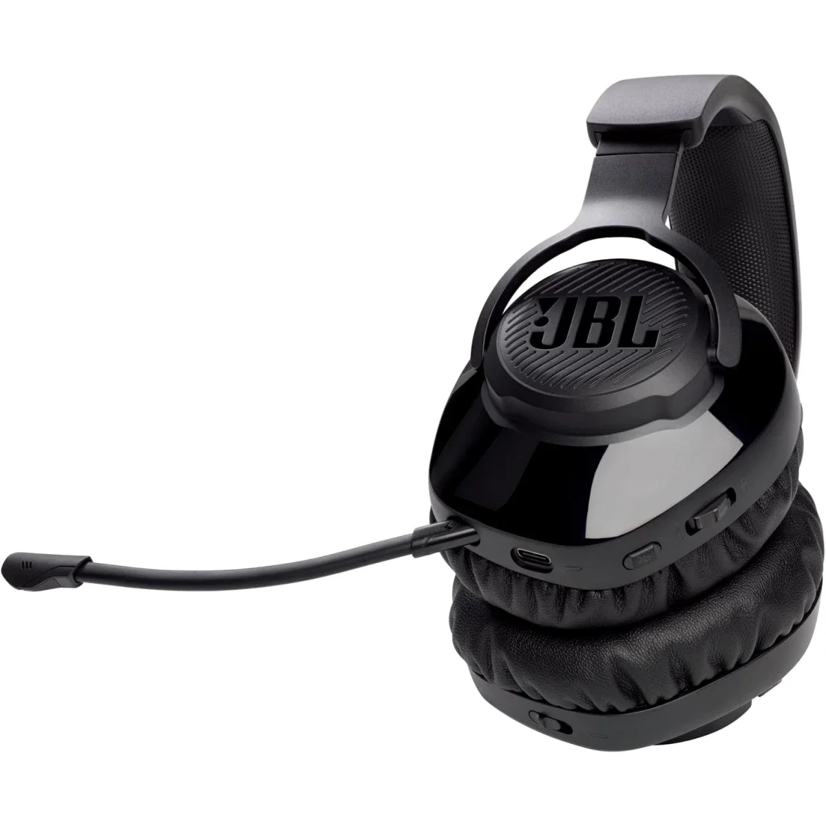 سماعة ألعاب JBL Quantum 350 Wireless لاسلكية مع ميكروفون بوم قابل للفصل وبطارية 22 ساعة، أسود - Thumbnail 6
