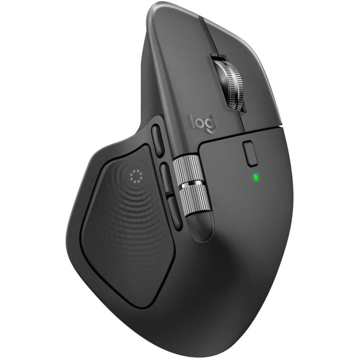 ماوس Logitech MX Master 4 لاسلكي مريح مع تغذية راجعة لمسية، جرافيت - Thumbnail 3