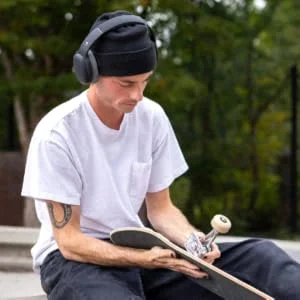 سماعات رأس Skullcandy Crusher ANC 2 لاسلكية بتقنية Bluetooth فوق الأذن مع باس قابل للتعديل - Bone - Thumbnail 10