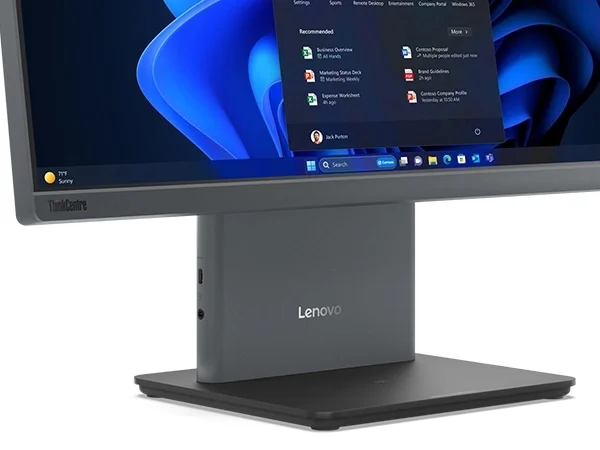 كمبيوتر الكل في واحد Lenovo ThinkCentre Neo 50a 27 Gen 5 بمعالج Intel Core 5 210H، رام 16GB، SSD 512GB، شاشة 27 إنش FHD، Luna Grey - Image 12