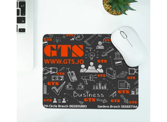 ماوس باد GTS غير قابلة للانزلاق 21 × 26 سم بقاعدة مطاطية للكمبيوتر واللابتوب - Image 4