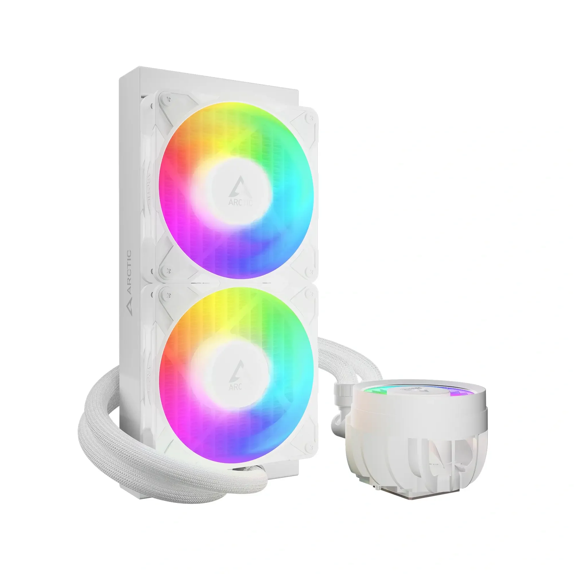 مبرد سائل للمعالج ARCTIC Freezer III Pro 240 A-RGB أبيض الكل في واحد - Image 3