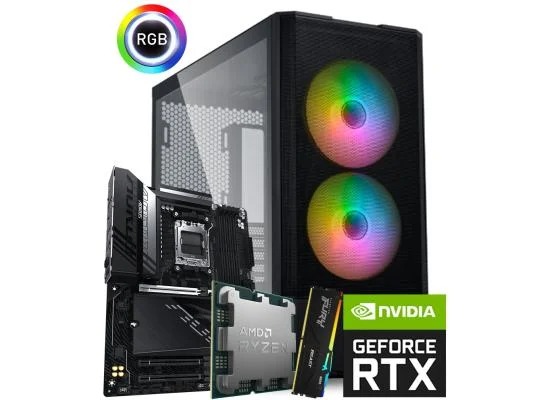 AMD Ryzen 7 7800X3D Gaming PC Build with RTX 5070 Ti 16GB and 32GB RAM - Image 2