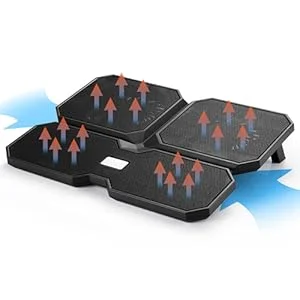 DeepCool Multi Core X6 Laptop Cooling Pad for Up to 15.6" Laptops with Metal Mesh Panel, 2x100mm & 2x140mm Fans - Image 9